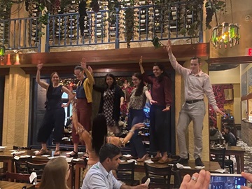 dancing residents